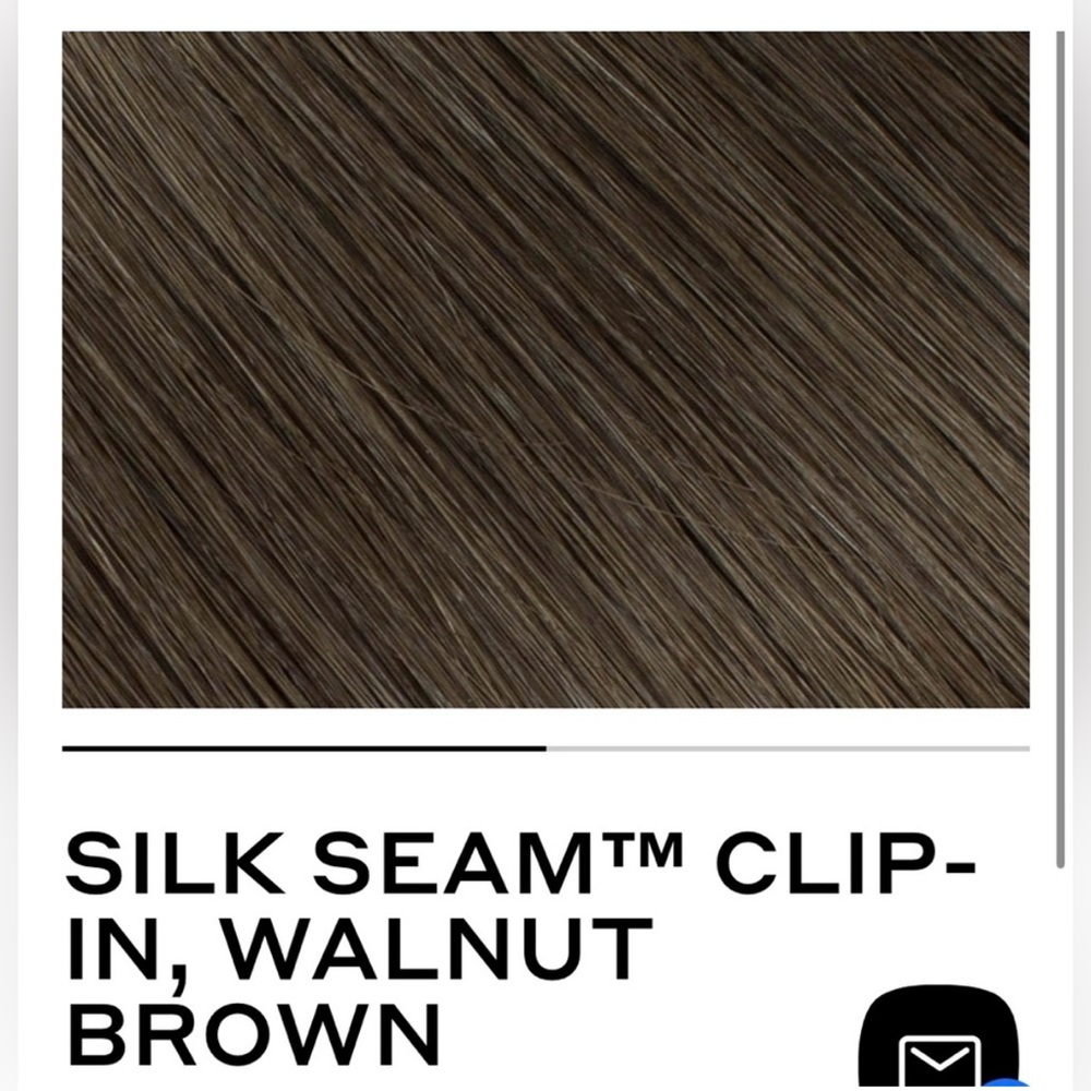 Bellami 18in Clip-In Hair Extensions - Walnut Brown